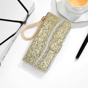 Luxurious Wallet Crystal Wrist Phone Case