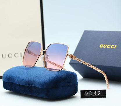 GRADIENT 4 COLORS SUNGLASSES FOR WOMEN lbcase