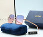 GRADIENT 4 COLORS SUNGLASSES FOR WOMEN lbcase