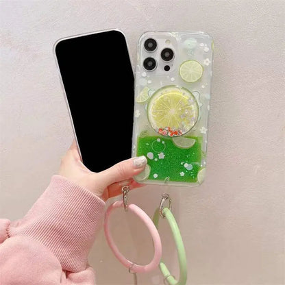 Small Waist Quicksand Bracket Phone Case lbcase