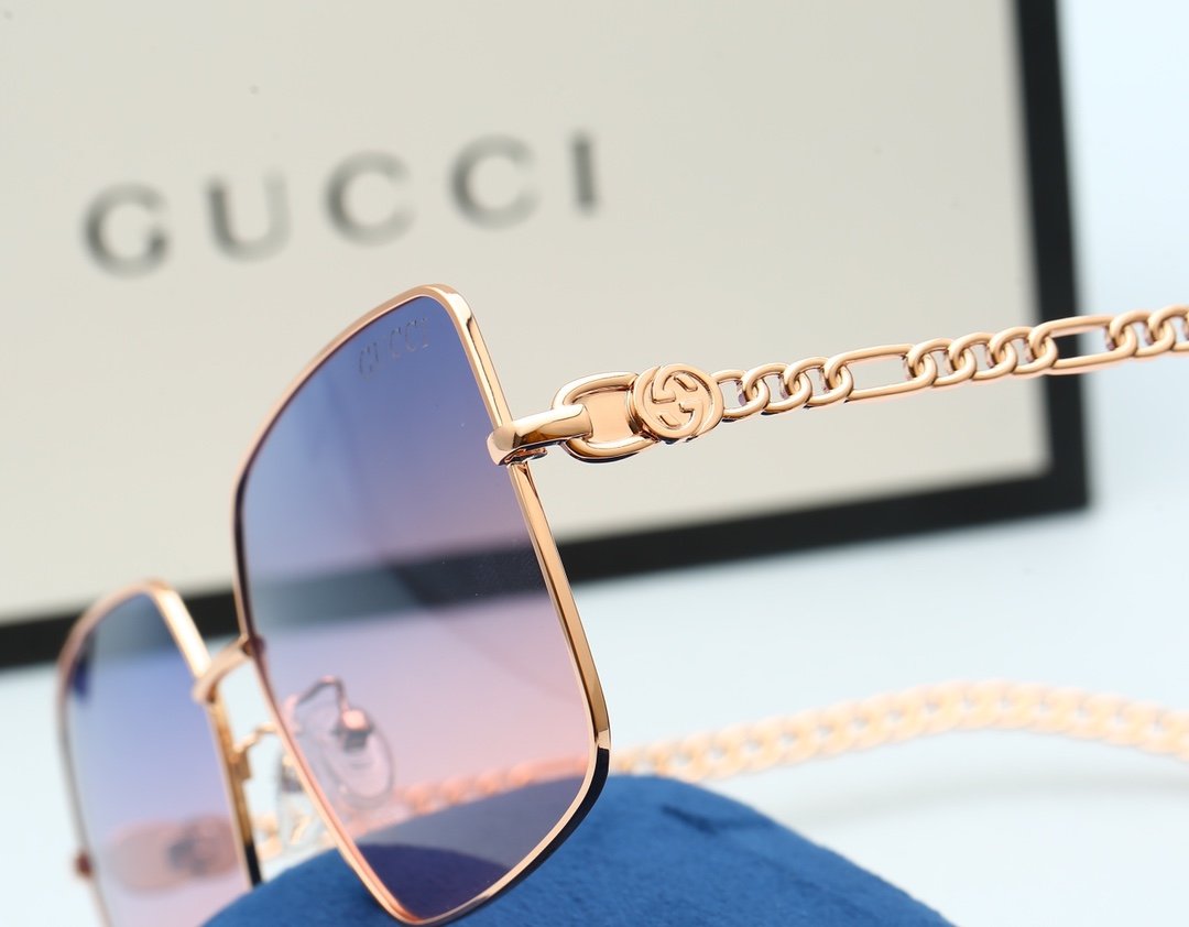 GRADIENT 4 COLORS SUNGLASSES FOR WOMEN lbcase