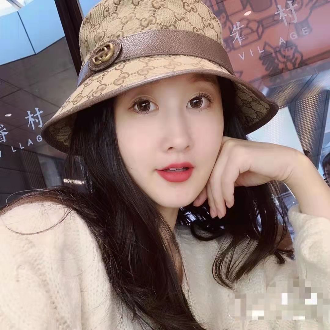 Fisherman Hat Female Simple Retro Dome Bucket Hat Ins Warm British Bucket Hats lbcase