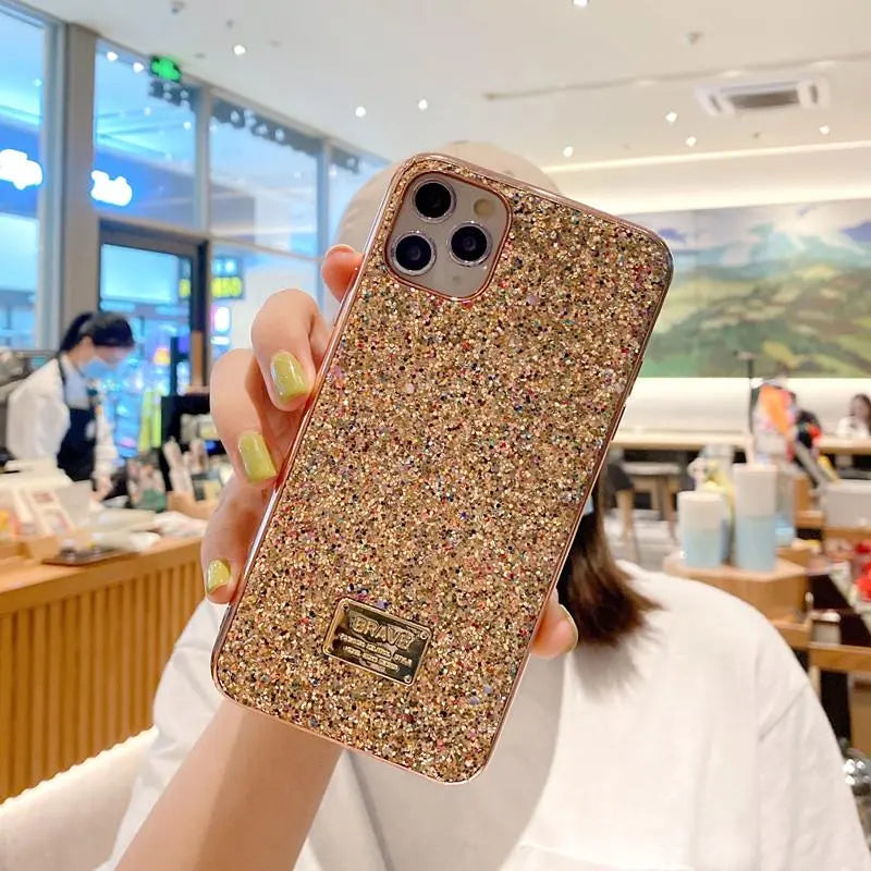 Glitter electroplating phone case lbcase