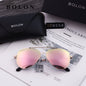 5 COLORS DOUBLE BRIDGE METAL FRAME WATERMARK LENS SUNGLASSES lbcase