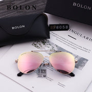 5 COLORS DOUBLE BRIDGE METAL FRAME WATERMARK LENS SUNGLASSES