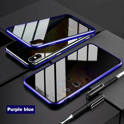 Magnetic tempered glass case lbcase