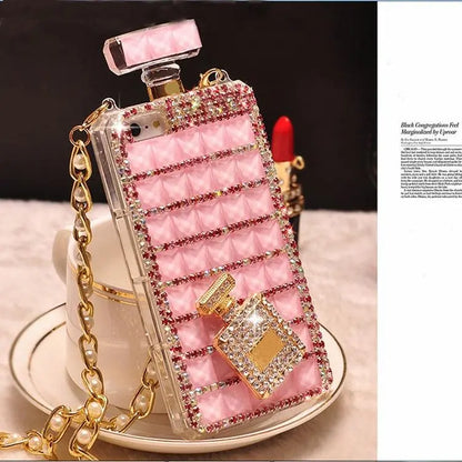 Diamond perfume bottle phone case lbcase