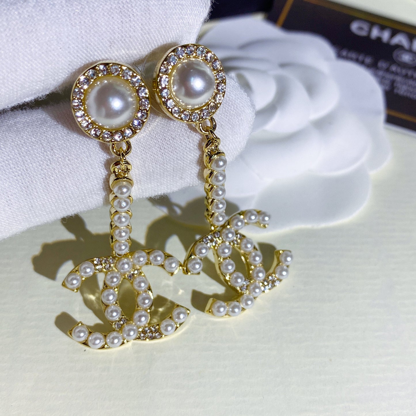 Pearl Earrings for Women lbcase