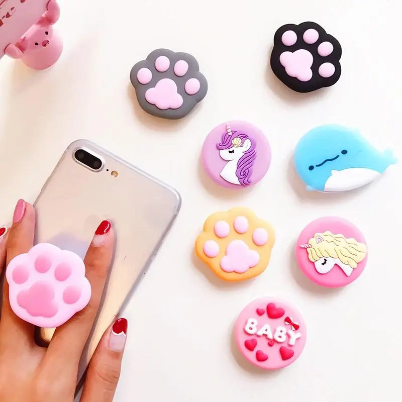 Cartoon Gasbag Holder Finger Ring  Bracket lbcase