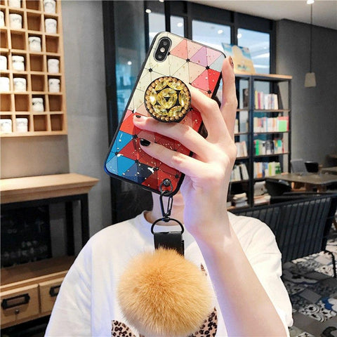 Bracket Hair Ball Lanyard Cover