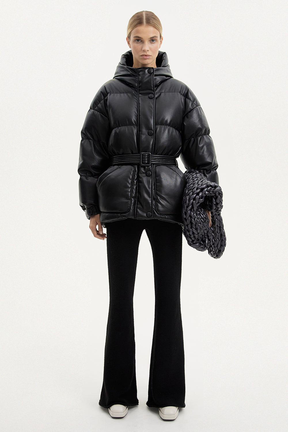 Michlin Jacket Leather Black