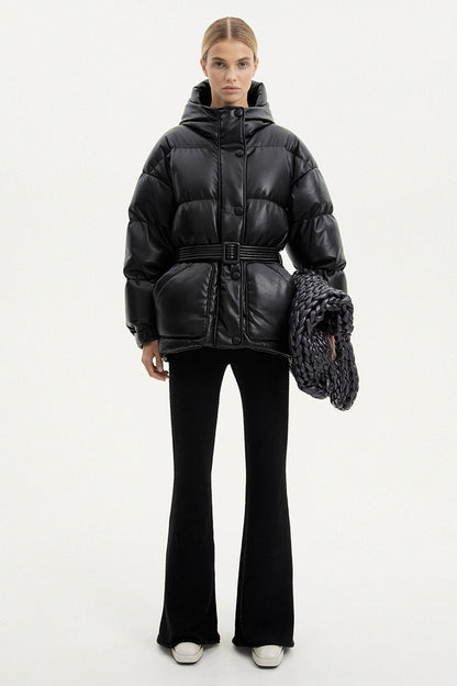 Michlin Jacket Leather Black
