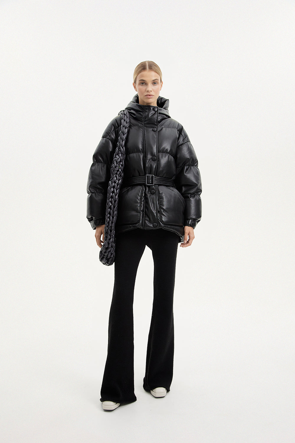 Michlin Jacket Leather Black