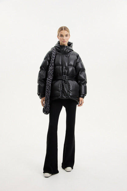 Michlin Jacket Leather Black