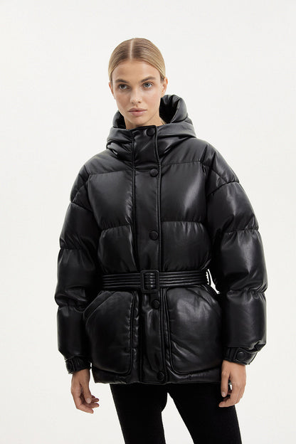 Michlin Jacket Leather Black