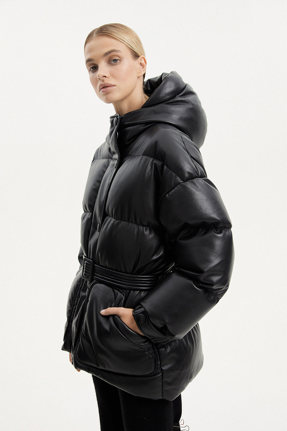 Michlin Jacket Leather Black