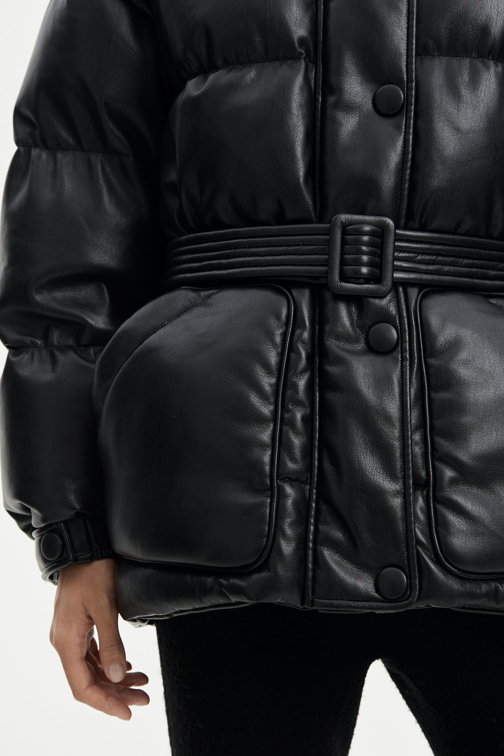 Michlin Jacket Leather Black