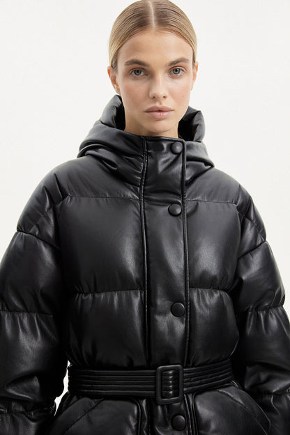 Michlin Jacket Leather Black