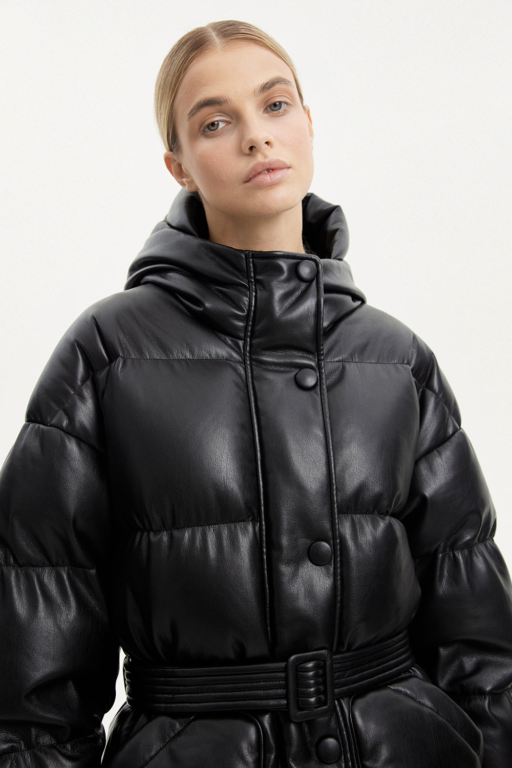 Michlin Jacket Leather Black