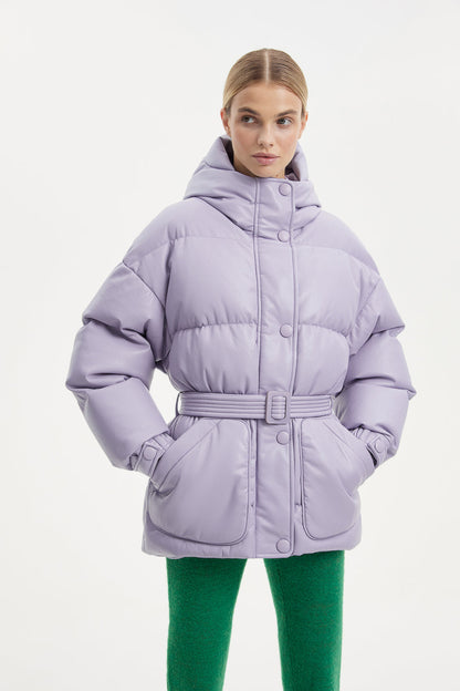 Michlin Jacket Leather Lilac