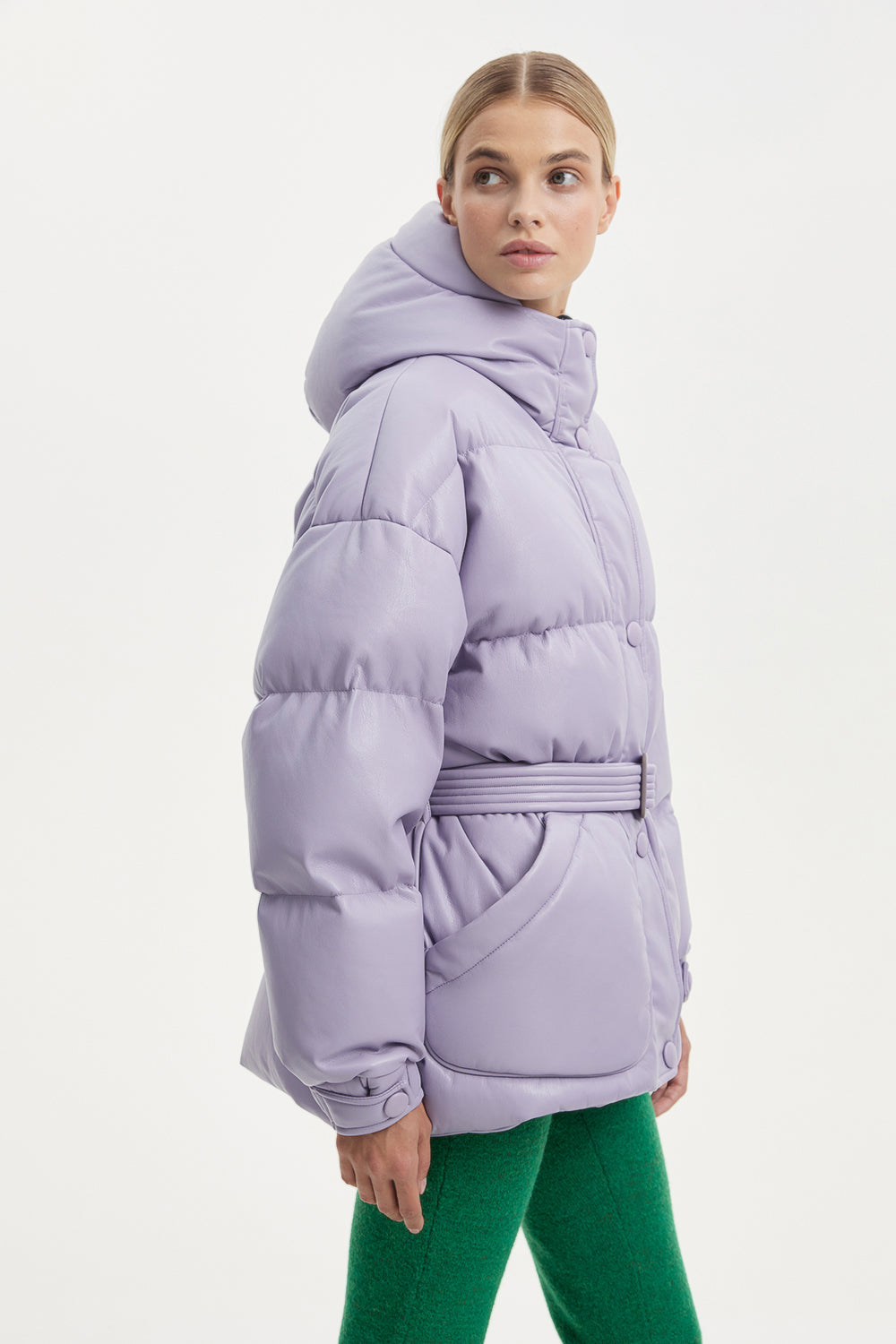 Michlin Jacket Leather Lilac