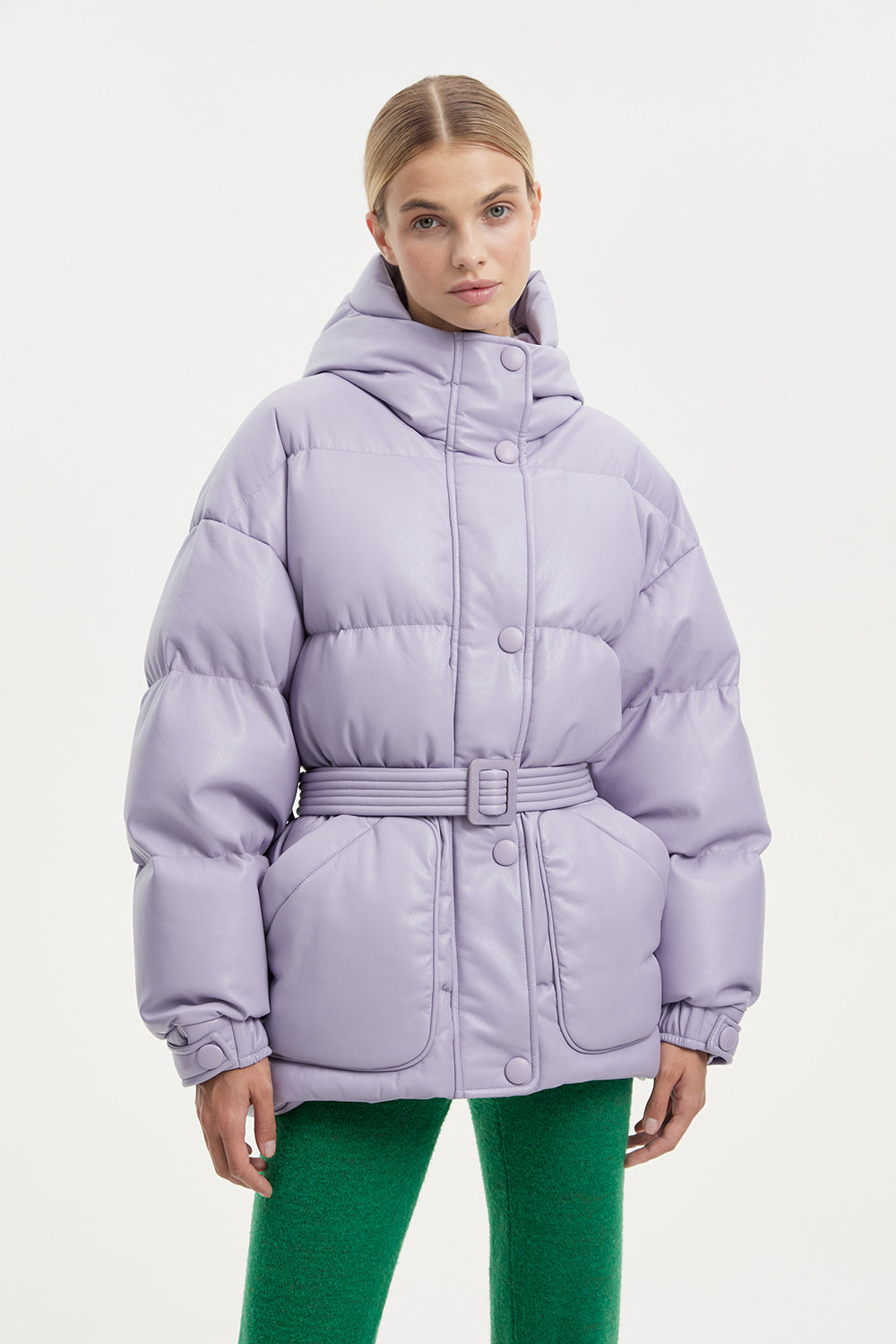 Michlin Jacket Leather Lilac