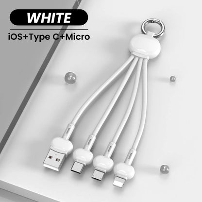 Keychain 3 in 1 USB Type C Cable lbcase
