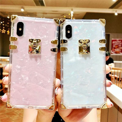 Luxury Square Clear TPU Case