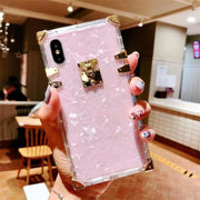 Luxury Square Clear TPU Case