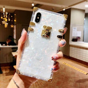 Luxury Square Clear TPU Case