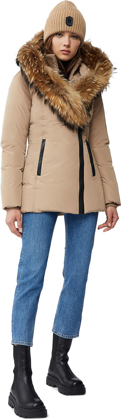 Adali Down Jacket with Natural Fur Signature Mackage Collar - Women's|-|Manteau Adali en duvet à col signature Mackage en fourrure naturelle - Femme