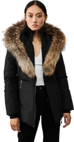 Adali Down Jacket with Natural Fur Signature Mackage Collar - Women's|-|Manteau Adali en duvet à col signature Mackage en fourrure naturelle - Femme