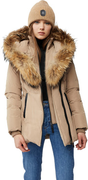 Adali Down Jacket with Natural Fur Signature Mackage Collar - Women's|-|Manteau Adali en duvet à col signature Mackage en fourrure naturelle - Femme