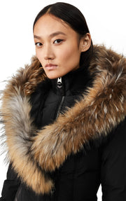 Adali Down Jacket with Natural Fur Signature Mackage Collar - Women's|-|Manteau Adali en duvet à col signature Mackage en fourrure naturelle - Femme