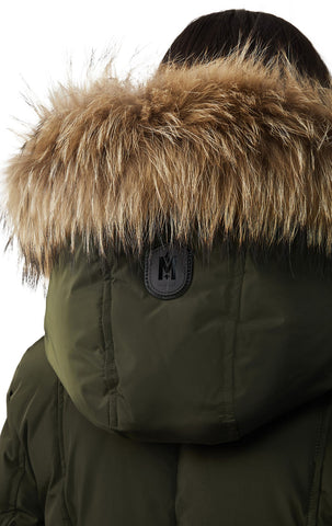 Adali Down Jacket with Natural Fur Signature Mackage Collar - Women's|-|Manteau Adali en duvet à col signature Mackage en fourrure naturelle - Femme