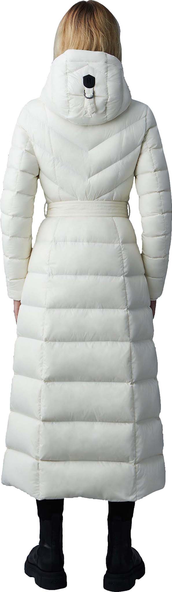 Calina Maxi Lightweight Down Coat with Sash Belt - Women's|-|Manteau Calina long de duvet léger avec ceinture - Femme