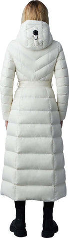 Calina Maxi Lightweight Down Coat with Sash Belt - Women's|-|Manteau Calina long de duvet léger avec ceinture - Femme