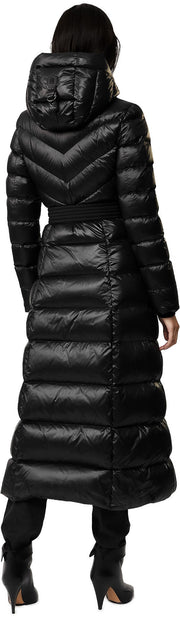 Calina Maxi Lightweight Down Coat with Sash Belt - Women's|-|Manteau Calina long de duvet léger avec ceinture - Femme