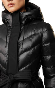 Calina Maxi Lightweight Down Coat with Sash Belt - Women's|-|Manteau Calina long de duvet léger avec ceinture - Femme