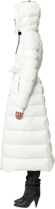 Calina Maxi Lightweight Down Coat with Sash Belt - Women's|-|Manteau Calina long de duvet léger avec ceinture - Femme