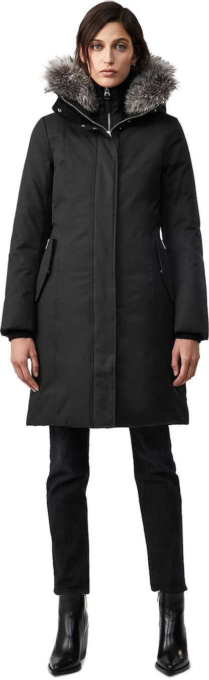 Harlowe Down Coat with Removable Silverfox Fur - Women's|-|Manteau en duvet Harlowe avec fourrure amovible de renard argenté - Femme