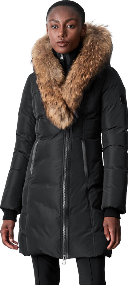 Kay Natural Fur Signature Collar Down Coat - Women's|-|Manteau en duvet à col en fourrure naturelle signature Kay - Femme