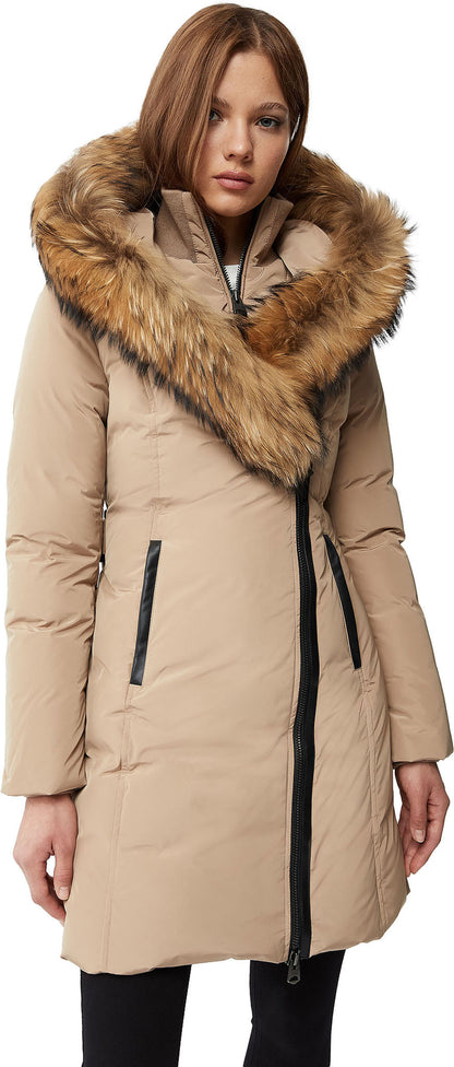 Kay Natural Fur Signature Collar Down Coat - Women's|-|Manteau en duvet à col en fourrure naturelle signature Kay - Femme