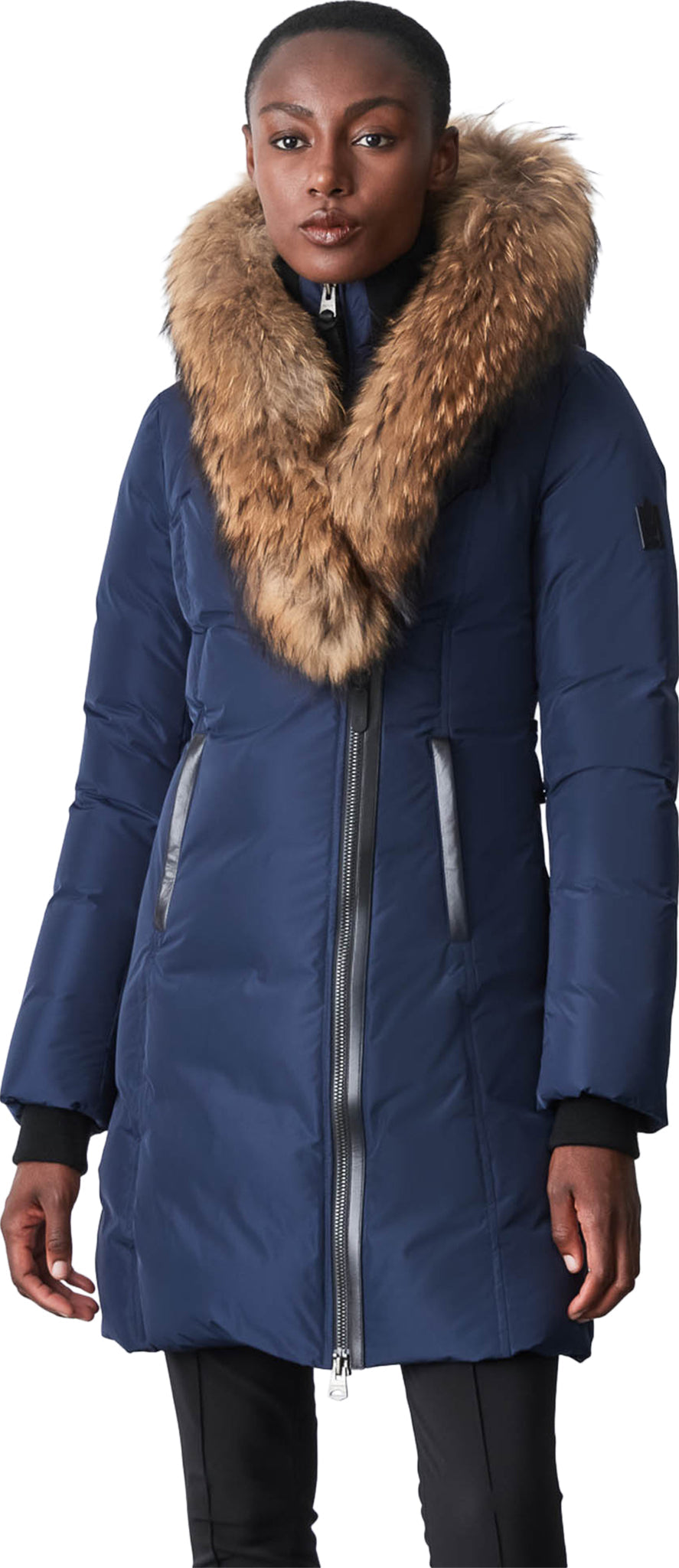 Kay Natural Fur Signature Collar Down Coat - Women's|-|Manteau en duvet à col en fourrure naturelle signature Kay - Femme