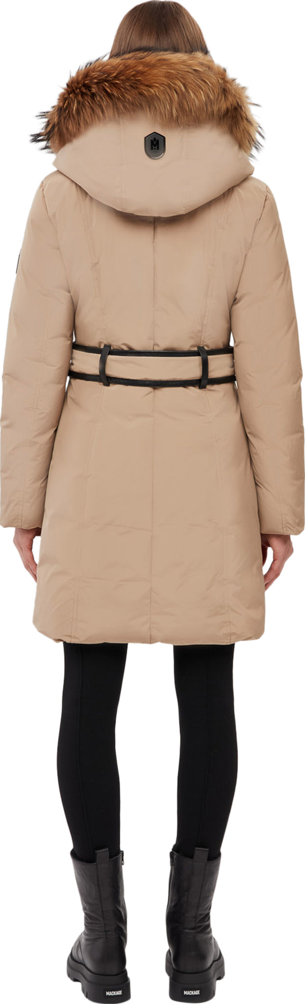 Kay Natural Fur Signature Collar Down Coat - Women's|-|Manteau en duvet à col en fourrure naturelle signature Kay - Femme