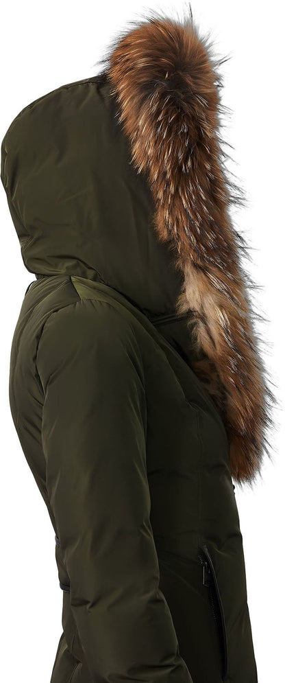 Kay Natural Fur Signature Collar Down Coat - Women's|-|Manteau en duvet à col en fourrure naturelle signature Kay - Femme