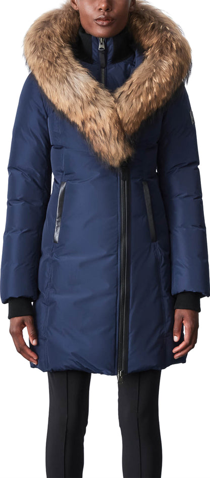 Kay Natural Fur Signature Collar Down Coat - Women's|-|Manteau en duvet à col en fourrure naturelle signature Kay - Femme