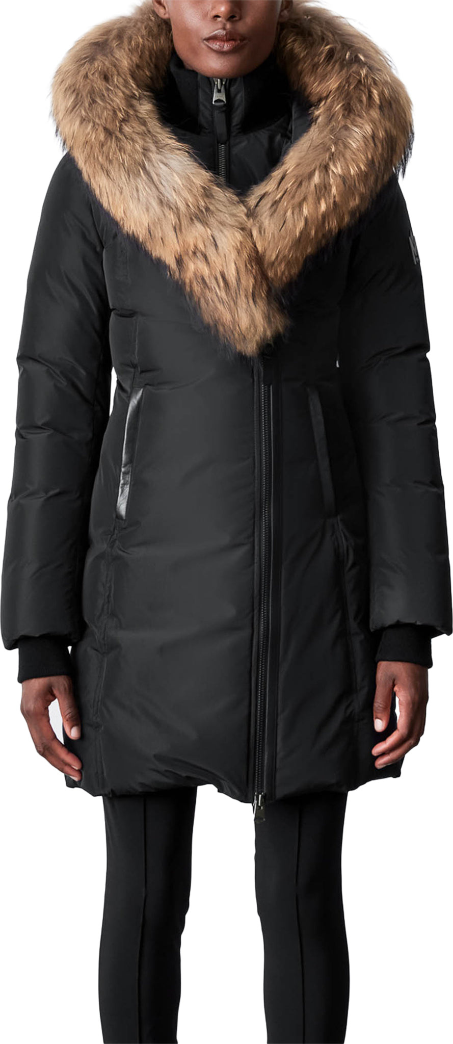Kay Natural Fur Signature Collar Down Coat - Women's|-|Manteau en duvet à col en fourrure naturelle signature Kay - Femme