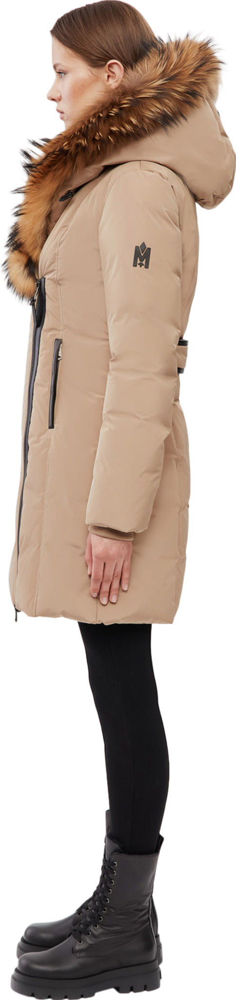 Kay Natural Fur Signature Collar Down Coat - Women's|-|Manteau en duvet à col en fourrure naturelle signature Kay - Femme