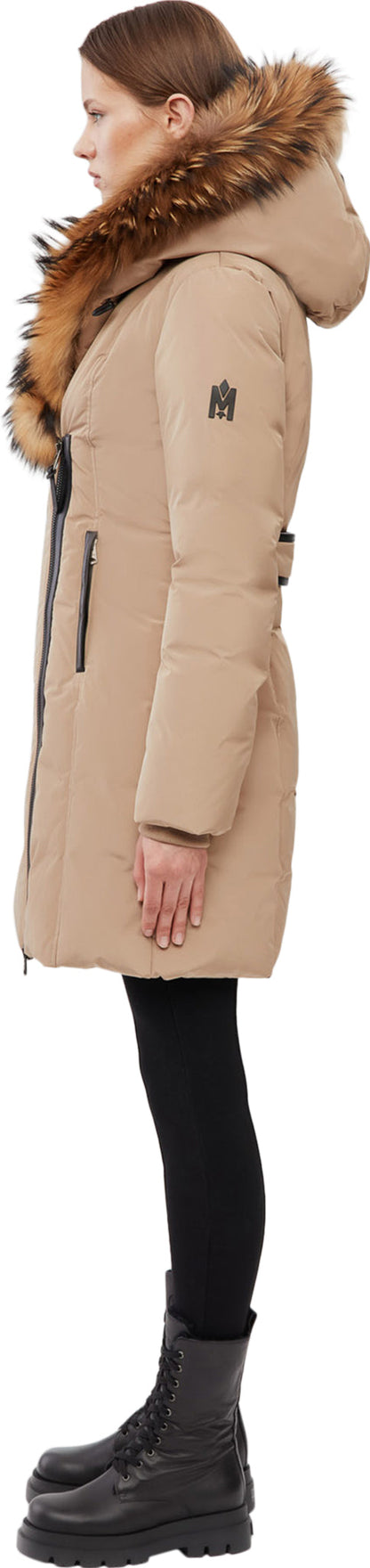 Kay Natural Fur Signature Collar Down Coat - Women's|-|Manteau en duvet à col en fourrure naturelle signature Kay - Femme